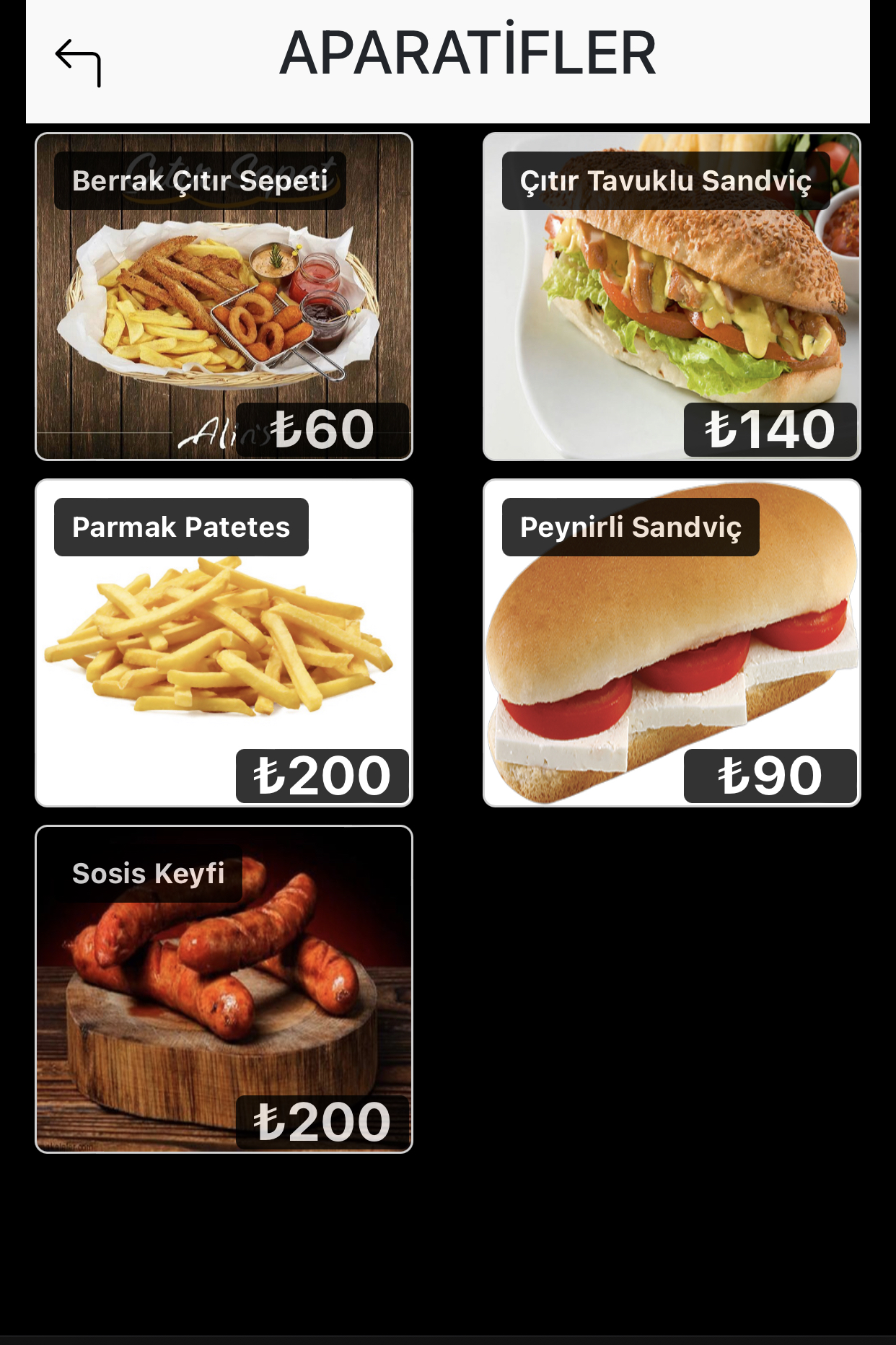 QR Menü